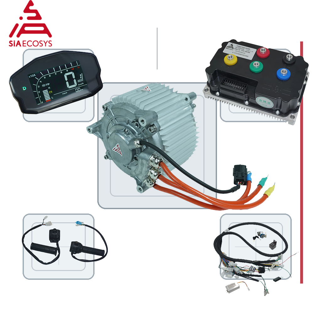 Mid Drive Motor Kit 72V 5000W - SiAECOSYS SIASZD142A-67 Kit Motor Mid Drive