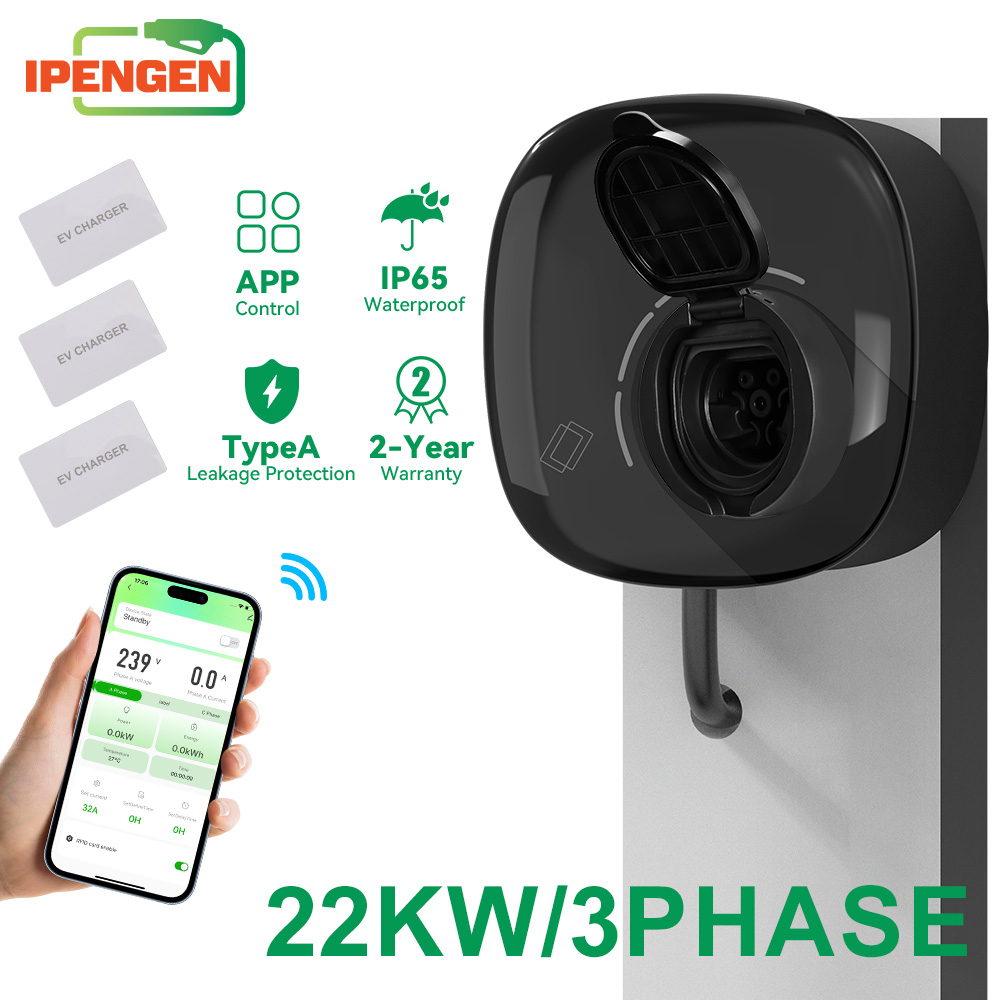 IPENGEN 22KW Soket Pengisi Day - Ev Charger Type 2 22Kw 32A 3 Phase ulasan dan harga