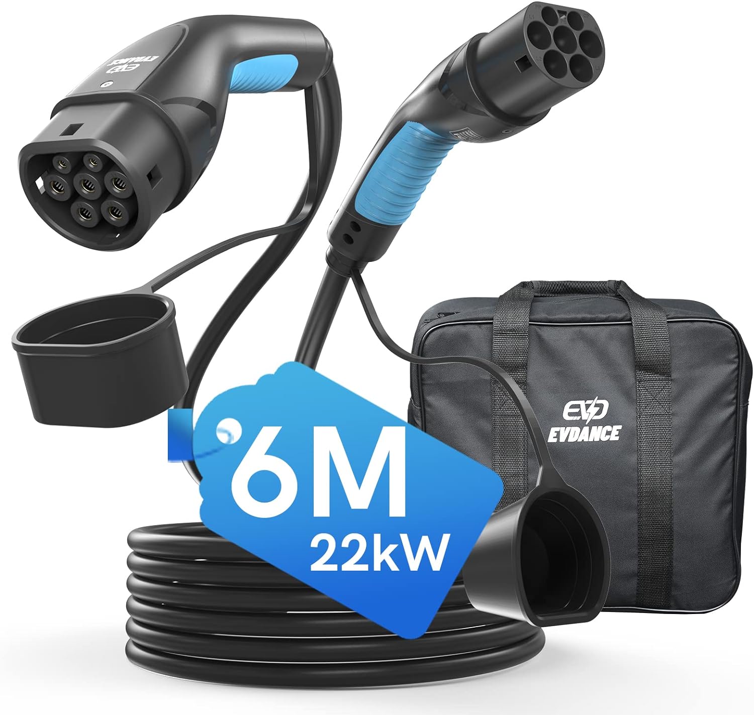 Kabel Pengisi Daya Kendaraan L - Ev Charger Type 2 22Kw 32A 3 Phase ulasan dan harga